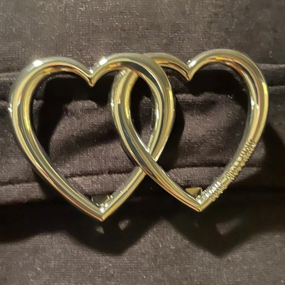 LOVE Moschino Sleeveless Dress w/ Double Heart Belt, Size 42IT/6US, Black, NWT - Picture 5 of 10